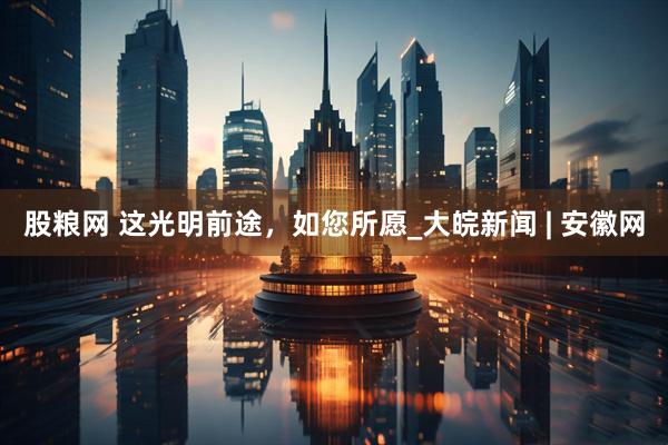 股粮网 这光明前途，如您所愿_大皖新闻 | 安徽网